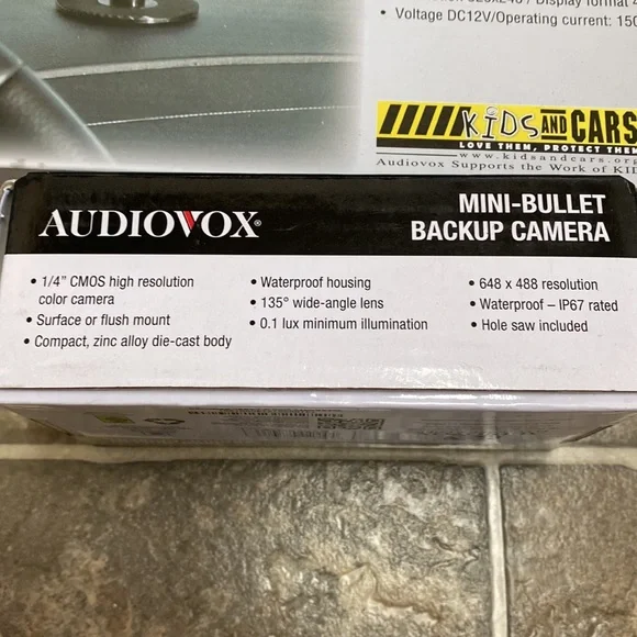 BNIB Audiovox Backup Camera and LCD Backup Monitor - Picture 5 of 5